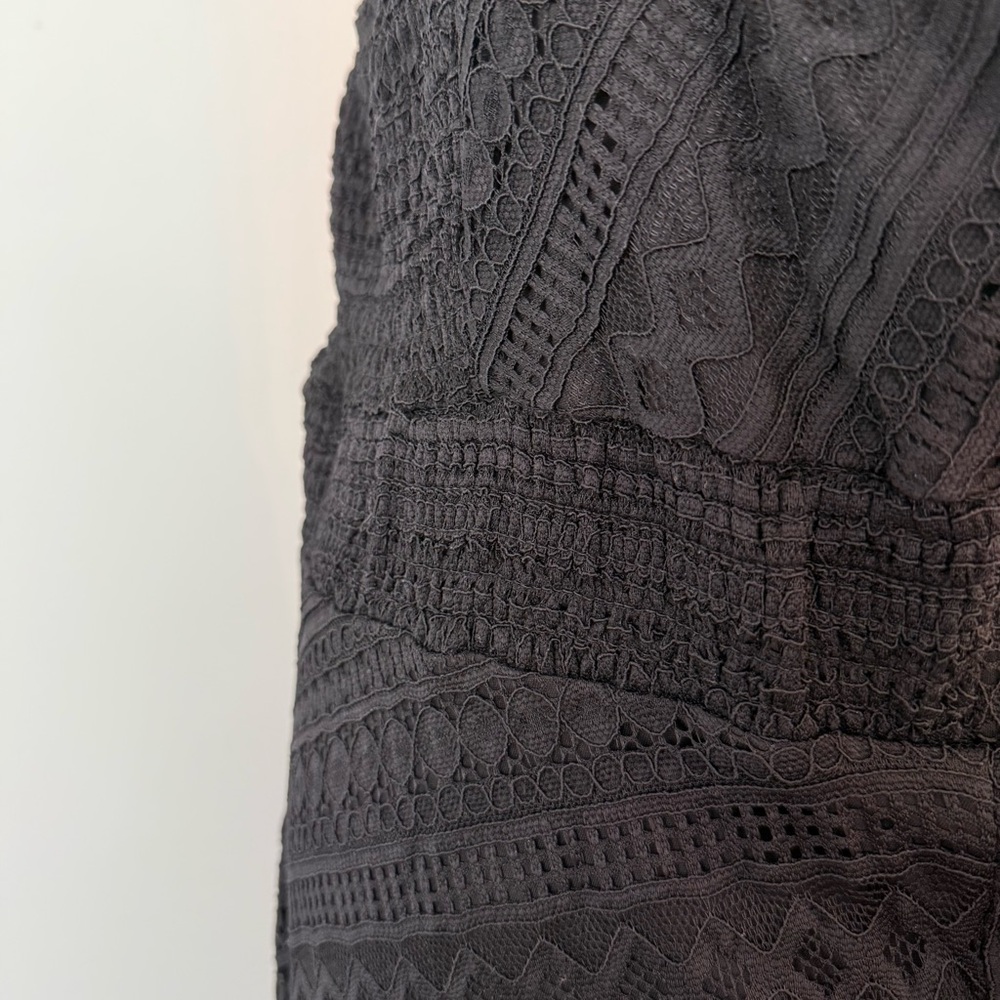 ✨ TORRID Black Lace Midi Dress Size 2X Adjustable Straps Boho Gothic Cottagecore - Picture 8 of 11